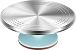 Kootek Aluminum Cake Stand Turntable for Party, Base Giratoria Para Pastele | Heavy-Duty, Smooth Rotation, Non-slip, 12" Cake Spinner for Decorating Display, Baking Supplies Tools for Beginner & Pros - Image 11