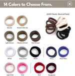 Close-up of soft stretchy nylon fabric and 1.5 inch size