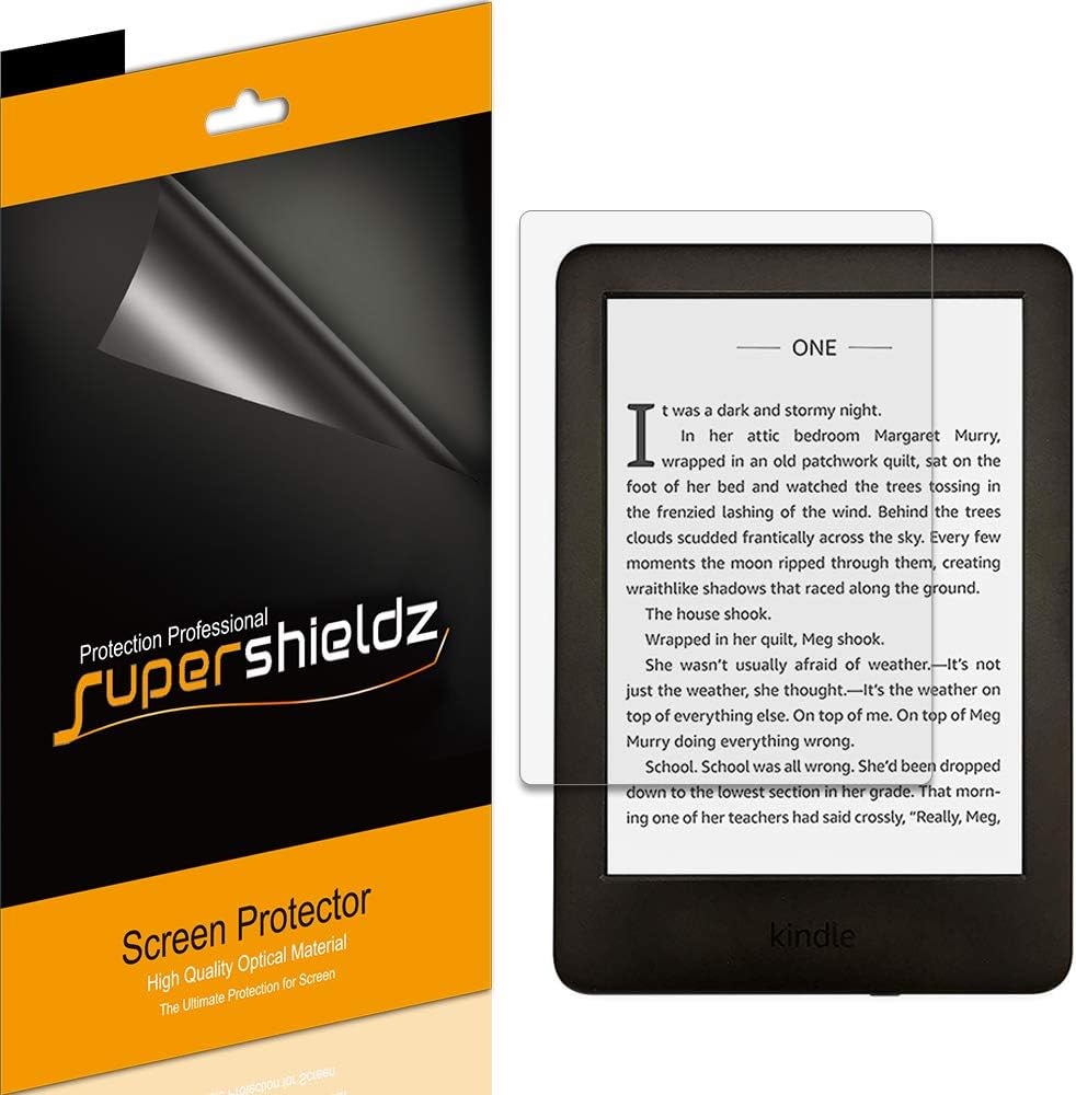 Supershieldz 3-Pack matte screen protector for Kindle Paperwhite front view