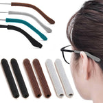 IYOOH eyeglass ear grippers three pairs package front view showing black gray and brown colors