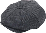 jerague Wool Newsboy Cap for Men Women - Classic Vintage Gatsby Lvy Cabbie Hat Flat Beret Cap Adjustable Size - Image 12