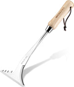 WORKPRO Crack Weeder, 12.5" Stainless Steel Crevice Weeding Tool Weeder Tool | Soft PP+TPR Handle, L-Shaped Side-Walk Weed Removal Scraper, for Garden Lawn Yard Patio Terrace Paving - Image 9