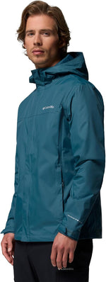 Columbia men's watertight ii rain jacket back view