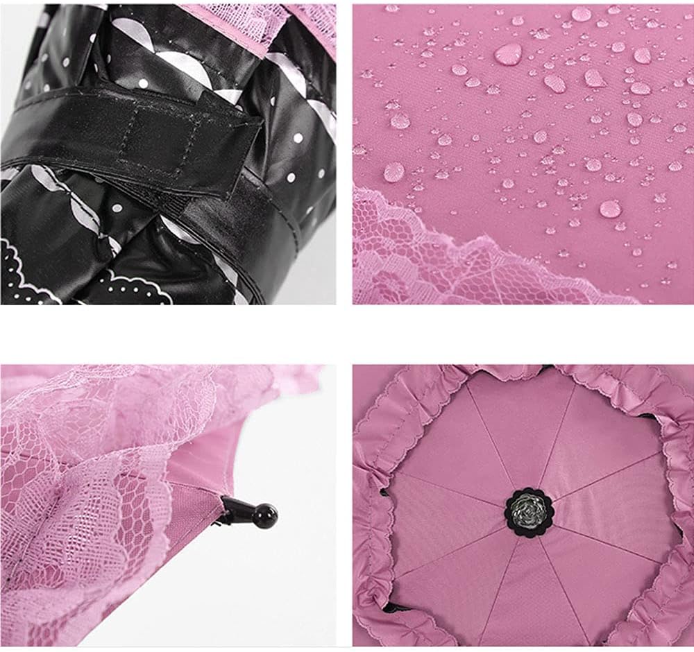 Wanlian travel umbrella packed in hand