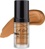 L.A. Girl PRO Coverage Illuminating Foundation Warm Beige front view bottle