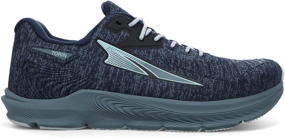 Altra Torin 5 Luxe women running shoe front view in navy color