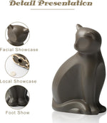 DiDiBirDi small brown cat keepsake box with full seal kit accessories