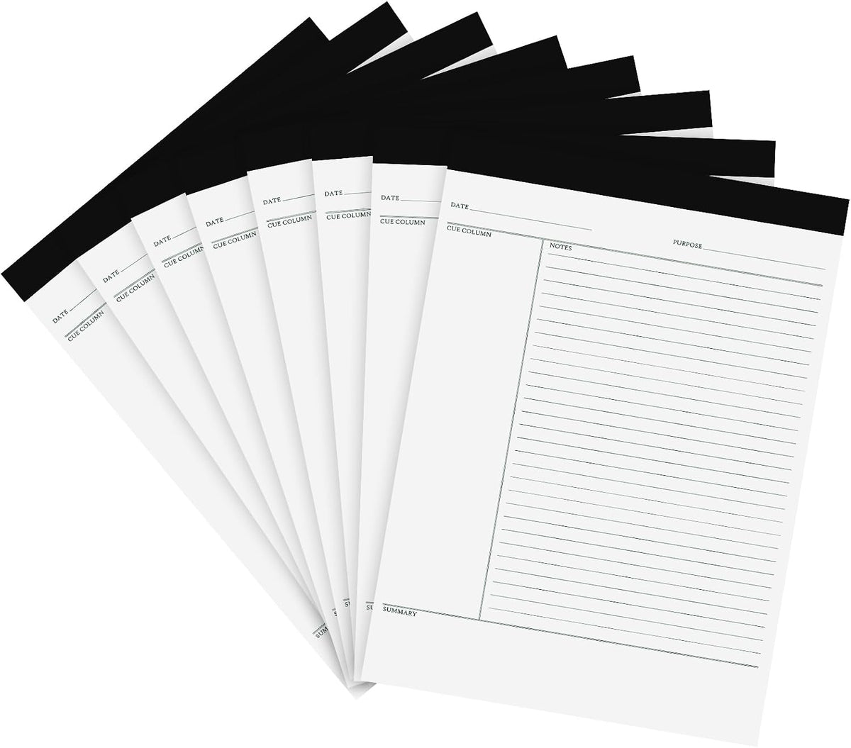 PerKoop pastel colored legal pads stack view