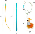 Catstages cat toy components displayed for kittens and cats