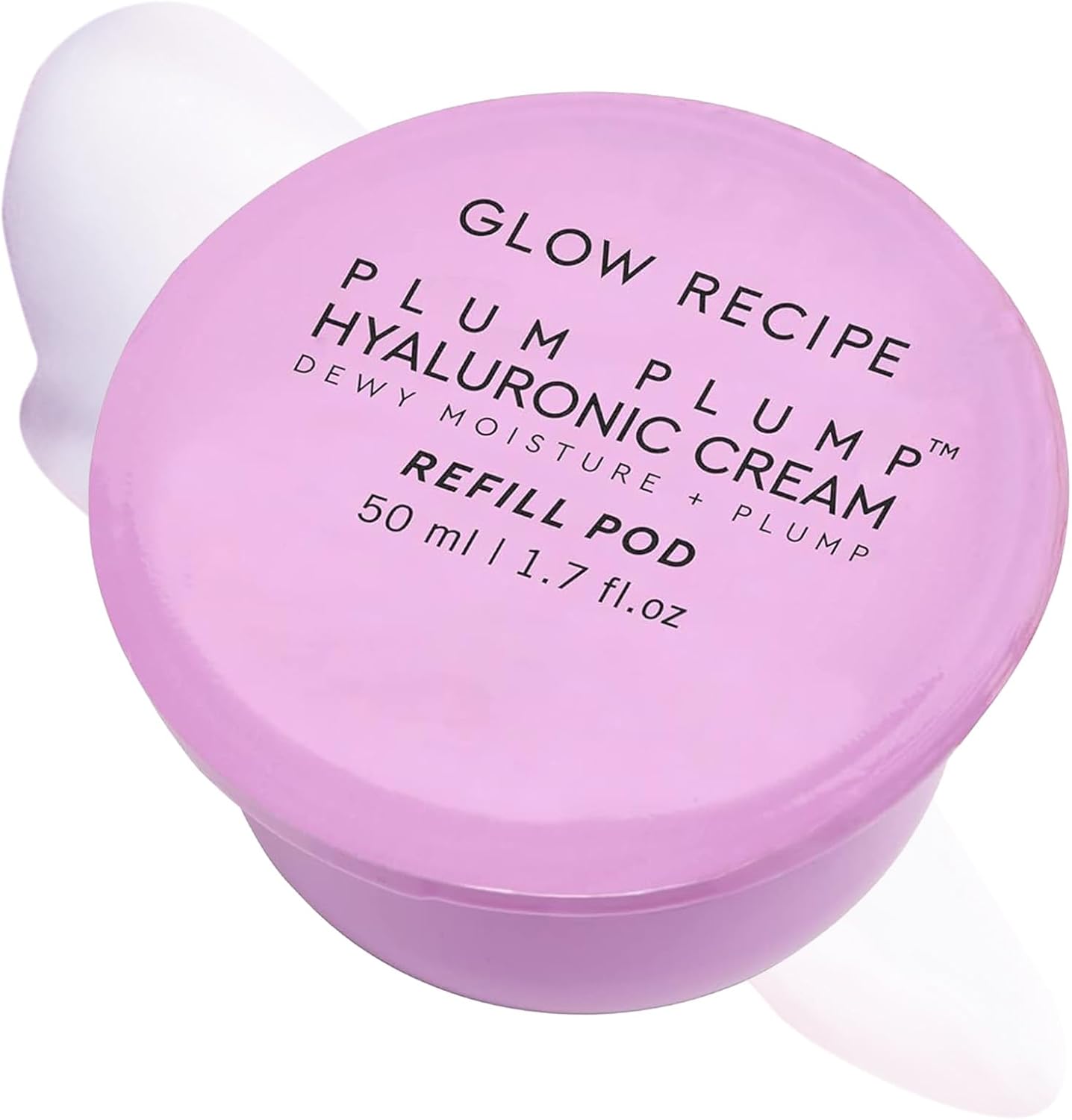Glow Recipe Plum Plump Hyaluronic Acid Face Cream Refill front view packaging