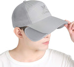 Ylucky unisex baseball cap front view with extended brim