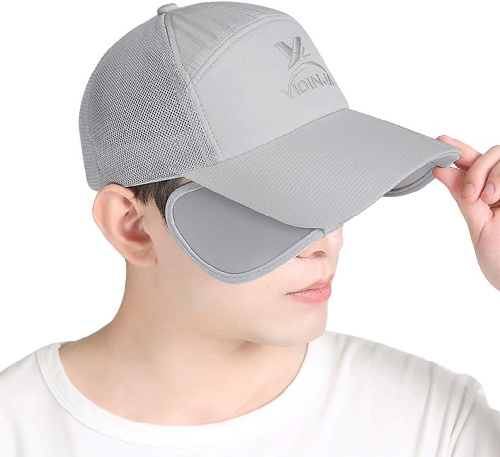 Ylucky unisex baseball cap front view with extended brim