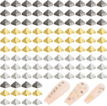 PH PandaHall 600 piece square nail art rivets set front view