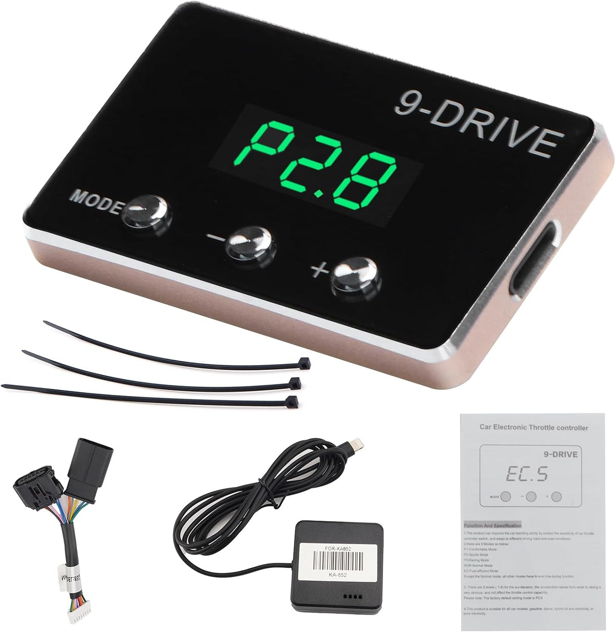 Throttle Response Controller, 9 Drive 9-Mode Smart Electronic Racing Pedal Accelerator for Toyota 4Runner Tundra Land Cruiser(J200) Prius Camry Corlla Lexus GX 460 (898) - Image 10