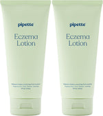 Pipette baby lotion set showing ingredient highlights