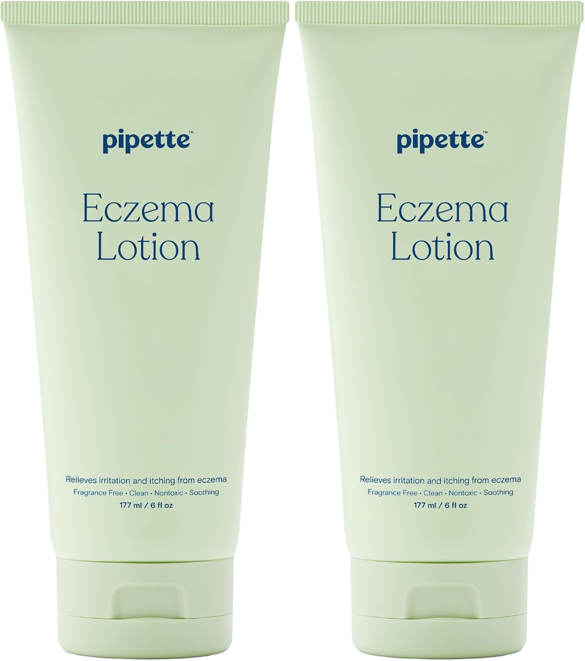 Pipette baby lotion set showing ingredient highlights