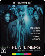 Arrow Video Flatliners UHD Blu-ray disc media view and artwork display