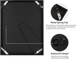 Frametory picture frame backboard and hanging hardware