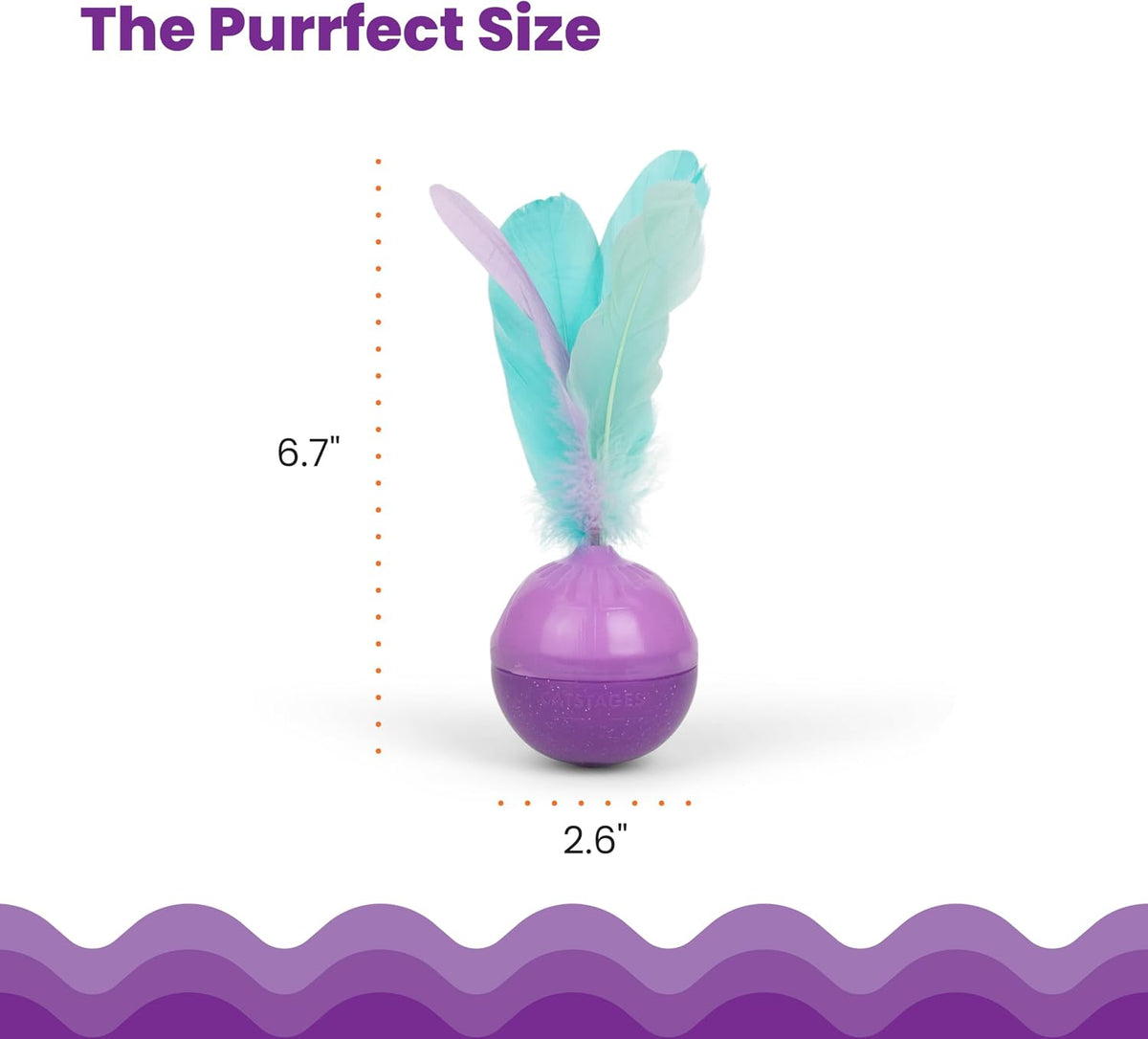 Interactive enrichment toy for indoor cats