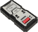 Pyhodi frequency tester battery compartment and back view