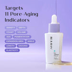 Rejuran Pore Tightening Ampoule bottle next to skincare routine products