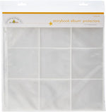 Doodlebug design square protectors front view clear packaging