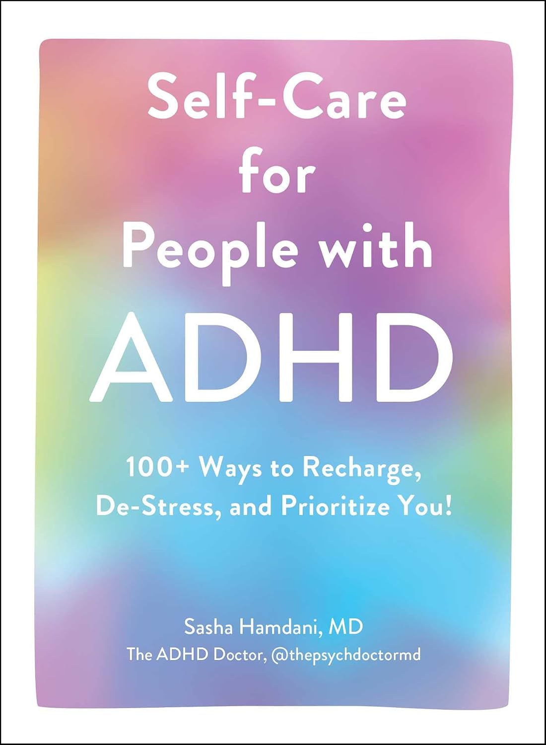 Sasha Hamdani Self-Care for People with ADHD hardcover book front cover view