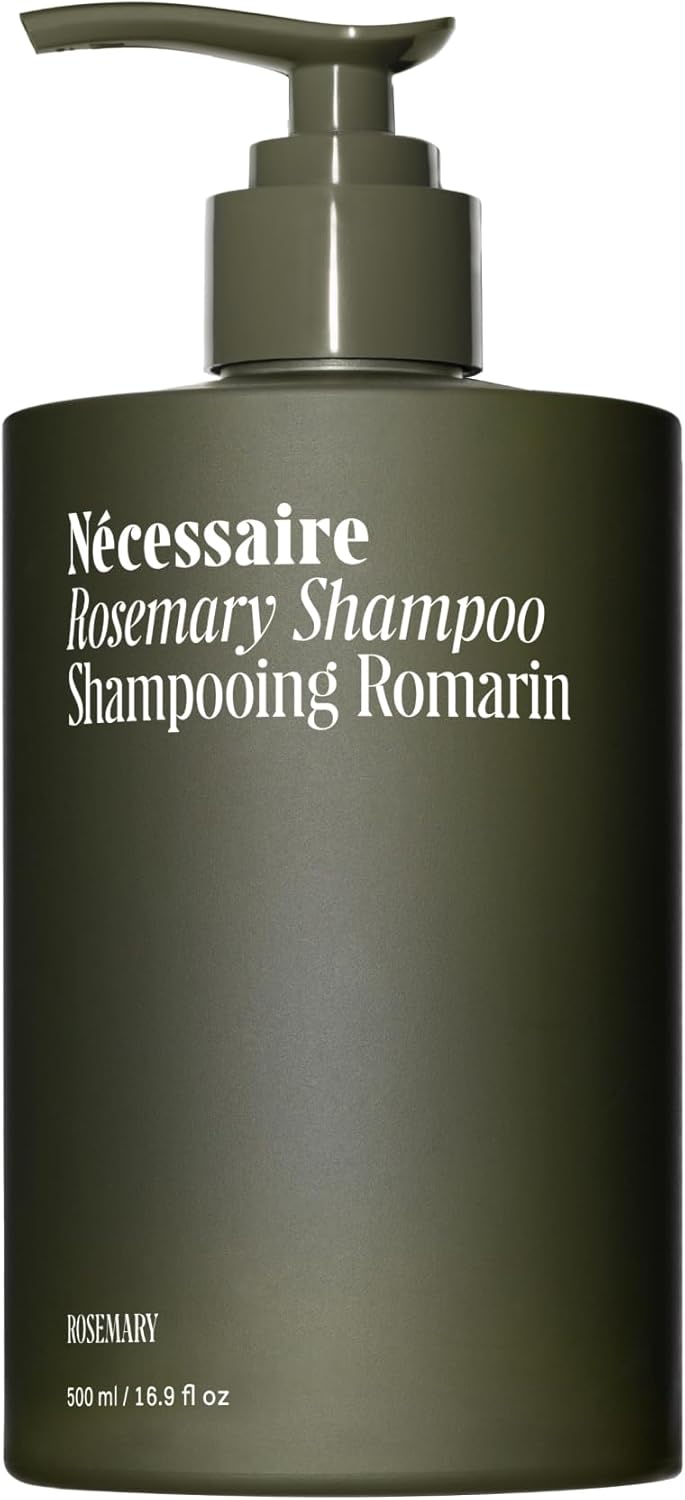 Ncessaire Rosemary Shampoo With Pump | Multi-Protein Strengthening Shampoo For Thinning Hair. For Women + Men. Good For All Hair Types/Textures. Color-Safe. 500 ml / 16.9 oz - Image 1