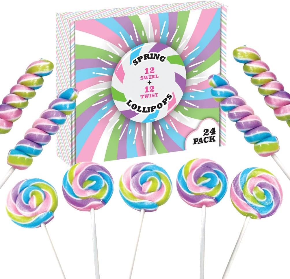 The premium box packaging of USA imported RBBZ Party pink lollipops showcasing product details.
