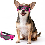 Dog Goggles Small Breed, Dog Sunglasses UV Protection Puppy Eyewear for Small Pet Outdoor Riding Driving, Black S - Image 12