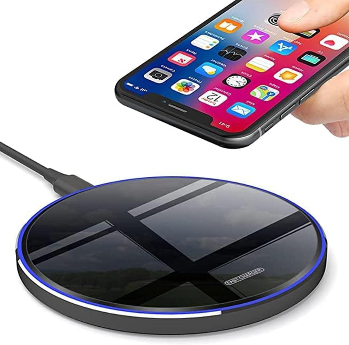 sccvee wireless charger pad front view