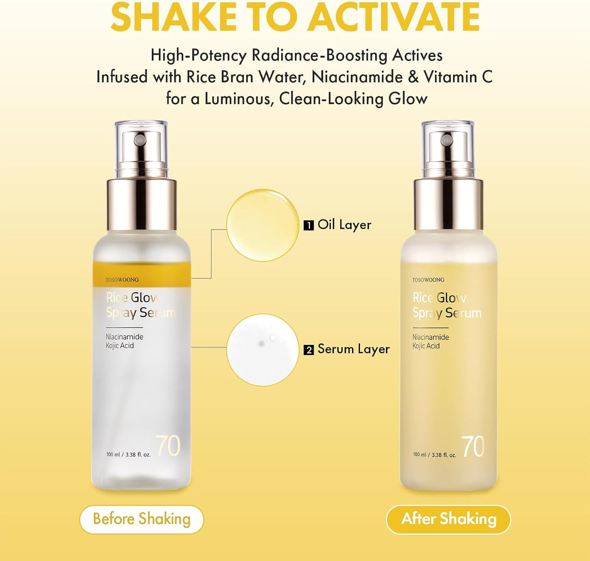 TOSOWOONG Korean skincare face mist atomiser nozzle closeup demonstrating fine hydration mist