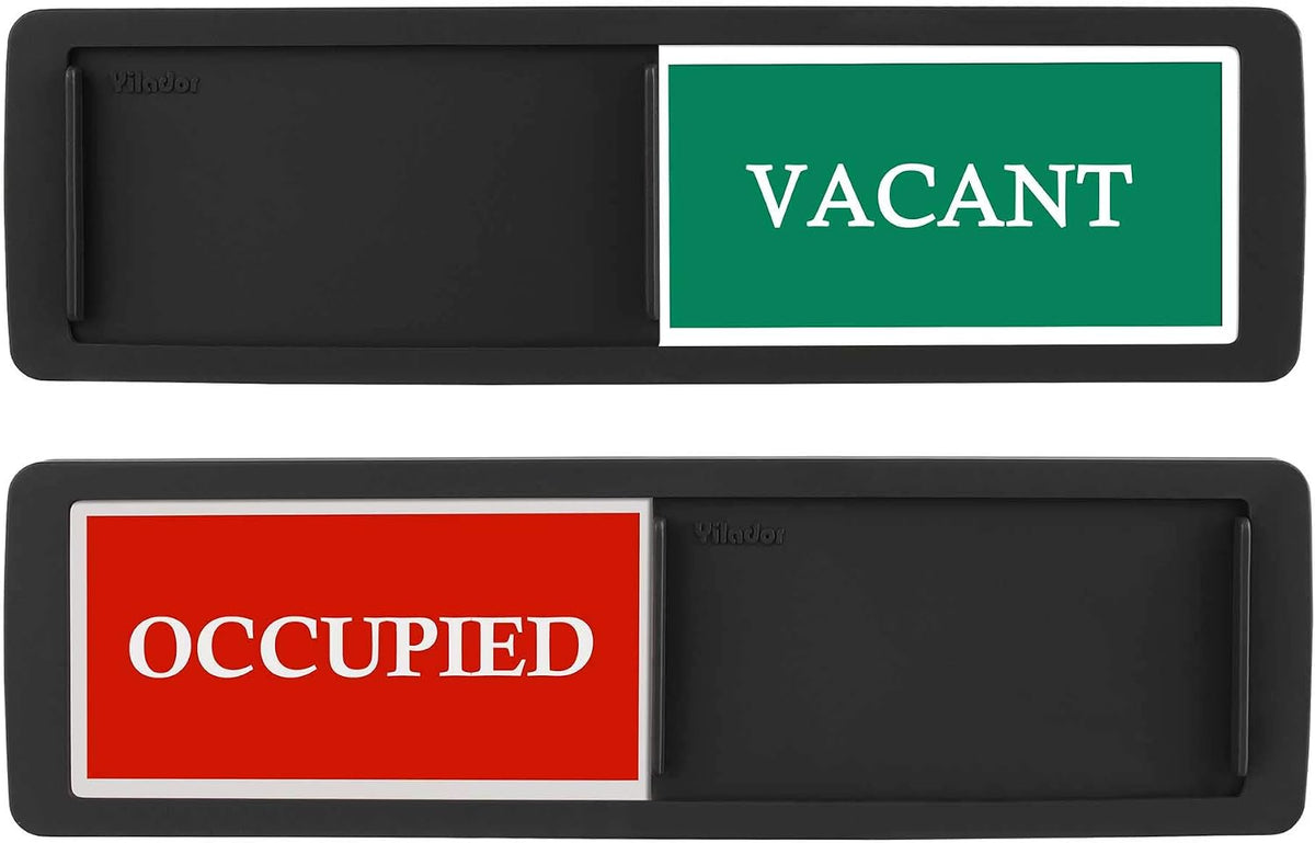 Package contents including sliding sign and mounting accessories
