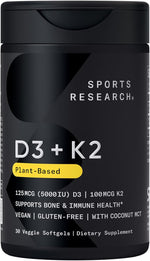 Sports Research Triple Strength Omega 3 Fish Oil bottle from the premium imported nutrition kit.