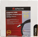 Apache 98398306 2-wire hydraulic hose 24 inch length close up