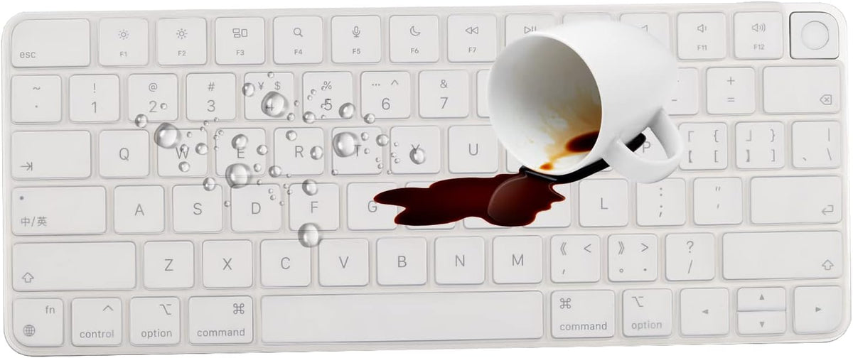 MUBUY-GOL clear keyboard protector side profile thickness