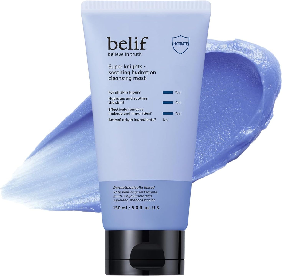 Authentic USA imported Belif cleansing mask bottle