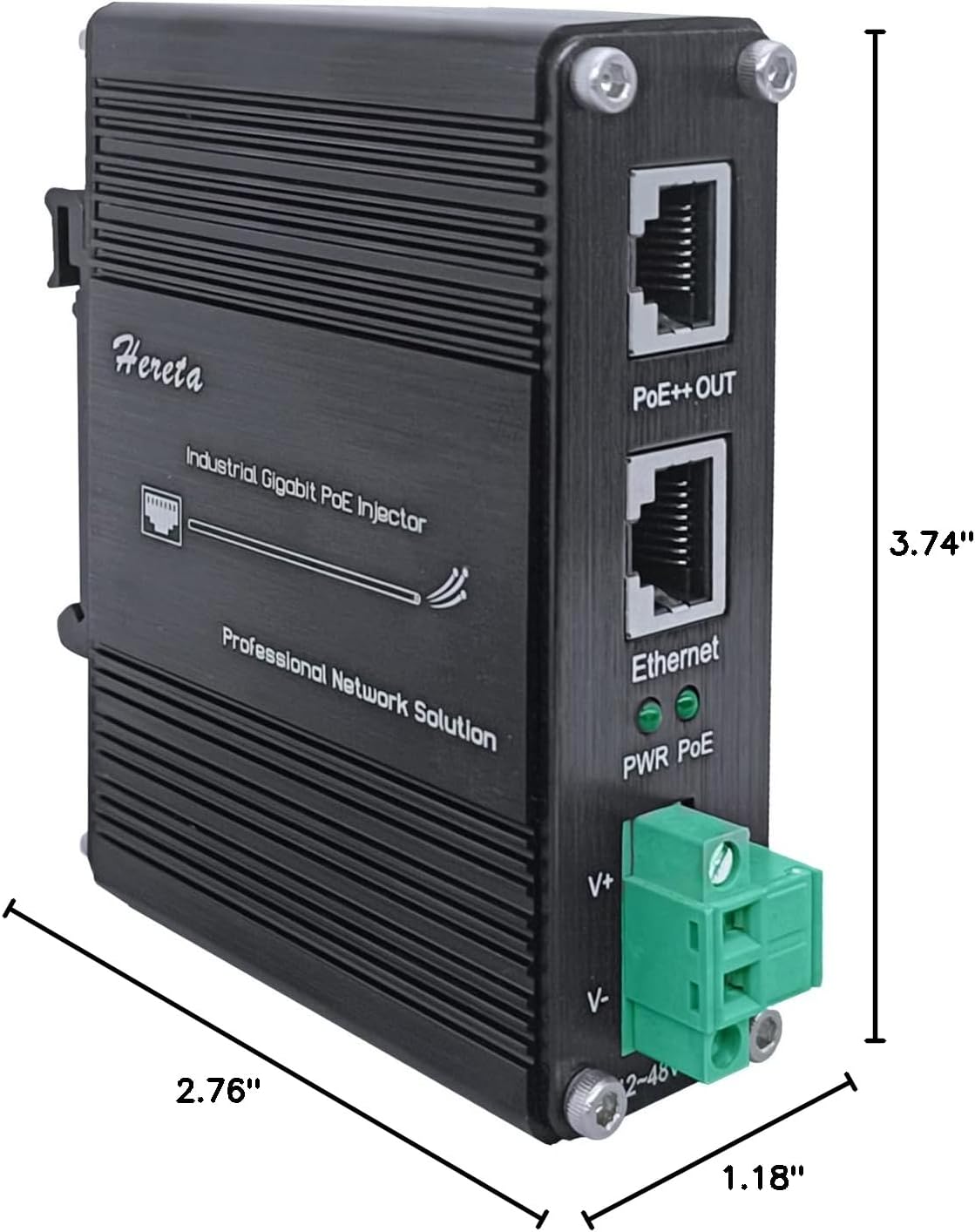 Hereta rugged power injector wall mounting angle