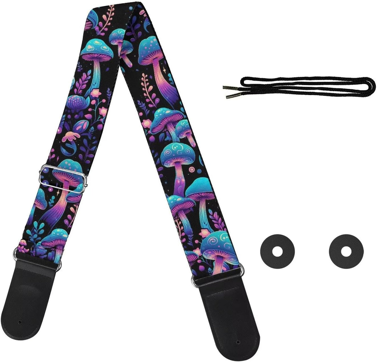 GLENLCWE sea turtle print guitar strap front view accessories
