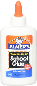 Elmer's school glue bottle front view for art and craft