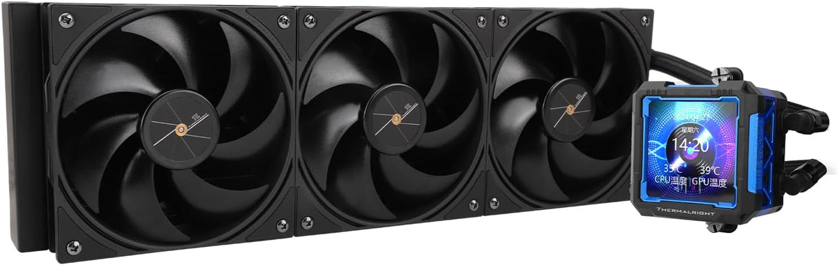 Thermalright FW PRO 360 Black AIO CPU Liquid Cooler front view