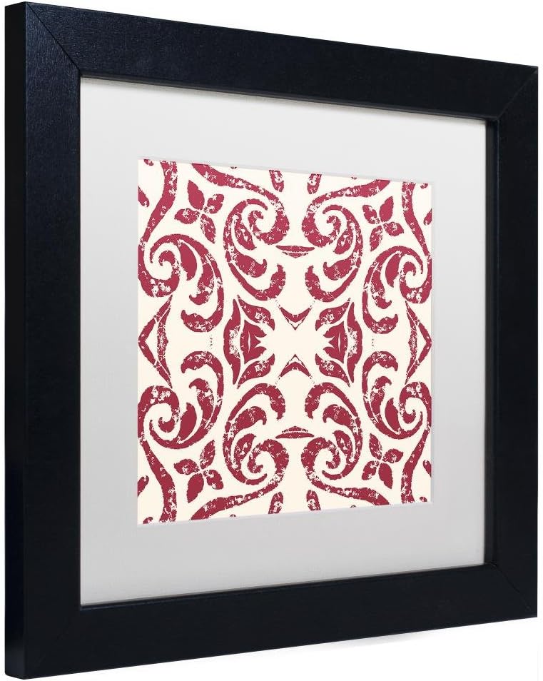 Trademark Fine Art Damask Red canvas print close-up