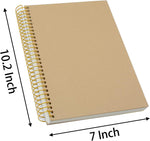 Yansanido B5 spiral notebook stack displaying 5 assorted colors.