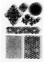 AHTOLS silicone background stamp full sheet packaging
