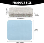 Homfanseec shiny diamond-encrusted glasses case side angle