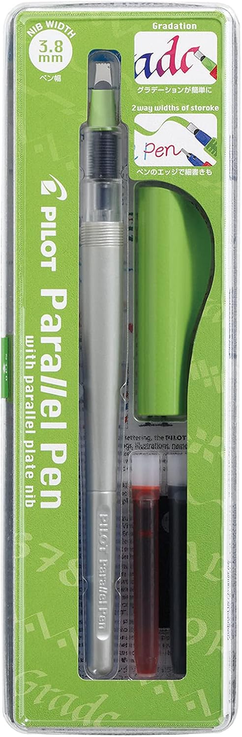 Pilot Parallel Calligraphy Pen Set, 2.4mm Nib with Black and Red Ink Cartridges (90051) - Image 10