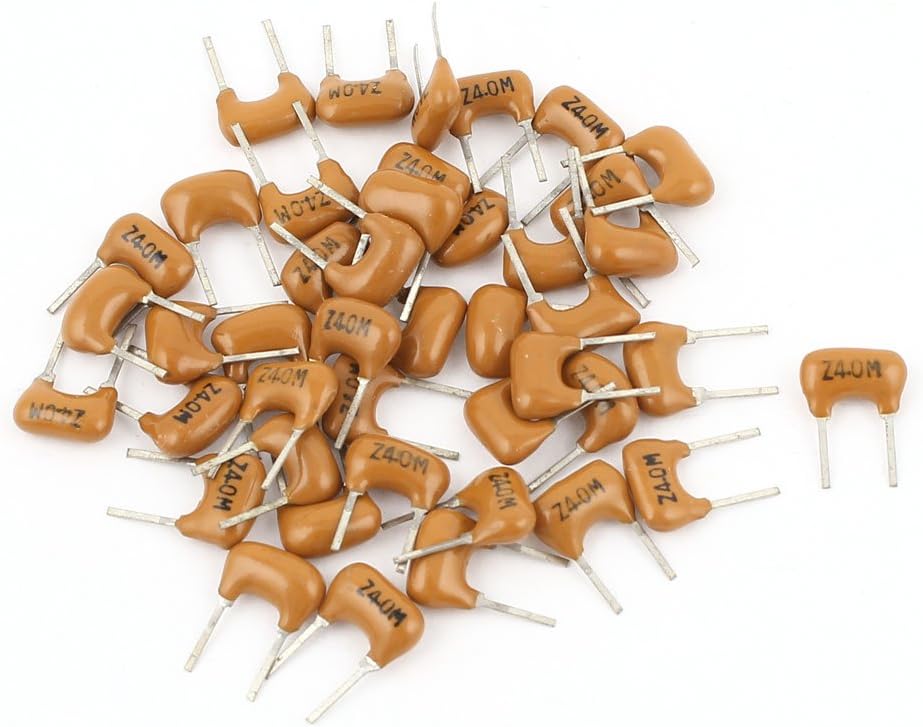 Aexit ceramic resonators front view electronic component