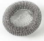 Close up of rustproof 304 stainless steel mesh for catching laundry lint