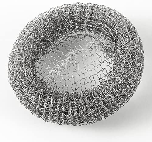 Close up of rustproof 304 stainless steel mesh for catching laundry lint