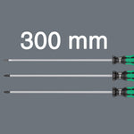 Wera extra long 300 millimeter blades side view